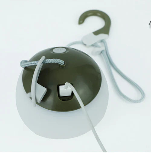 Retro Camping Lampa USB Ładowana Światło - CampGlow-Zielony-Trend Polska
