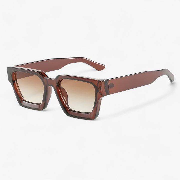 Retro okulary słoneczne dla mężczyzn z kanciastym designem – Calven-Braun-Trend Polska