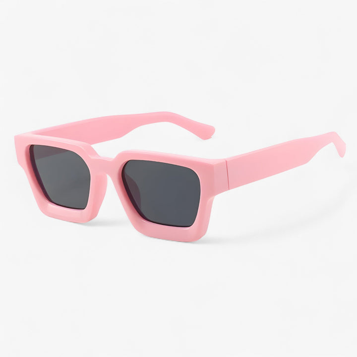Retro okulary słoneczne dla mężczyzn z kanciastym designem – Calven-Rosa Grau-Trend Polska