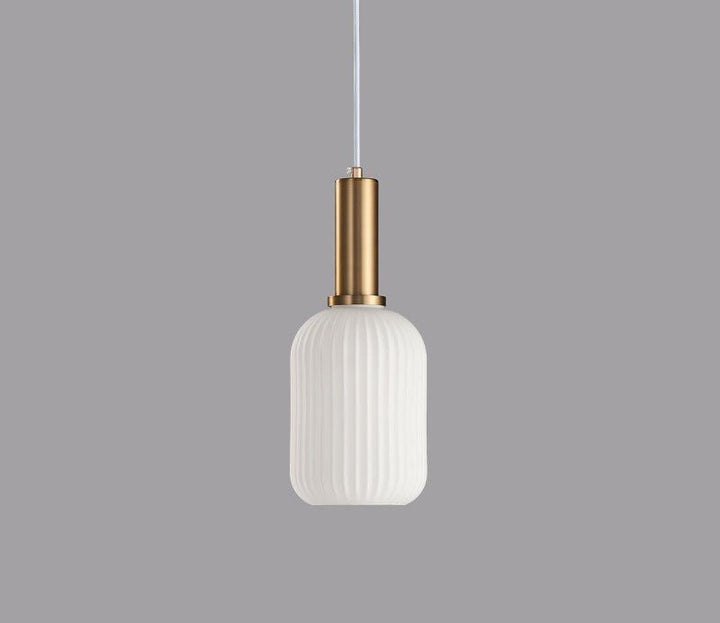 Retro Szklana Lampa Wisząca - ColorVibe