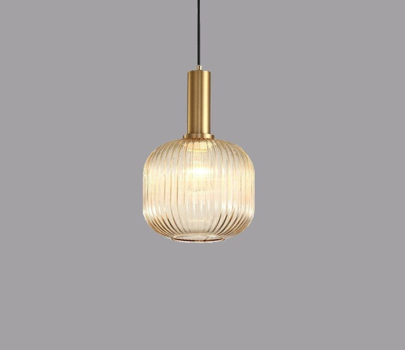 Retro Szklana Lampa Wisząca - ColorVibe