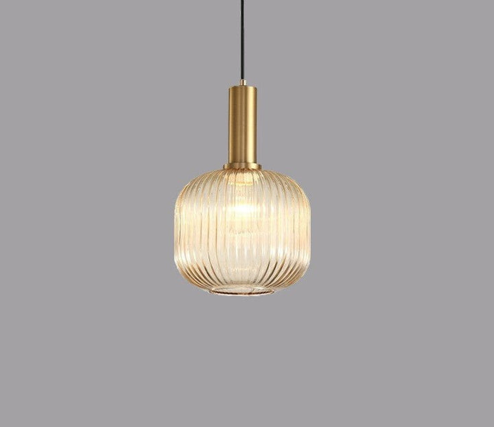 Retro Szklana Lampa Wisząca - ColorVibe