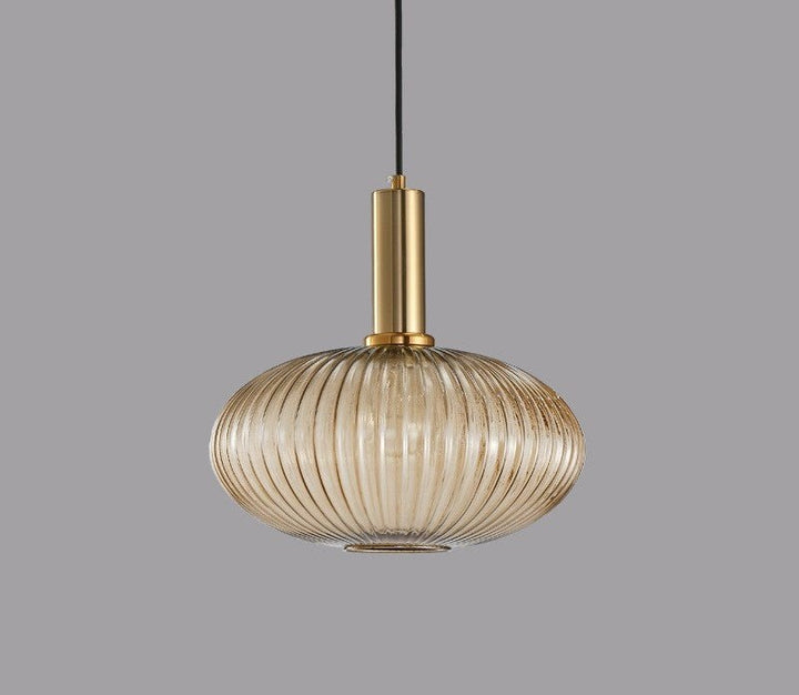Retro Szklana Lampa Wisząca - ColorVibe