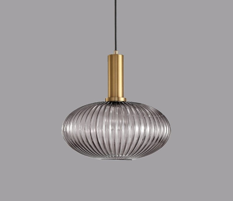 Retro Szklana Lampa Wisząca - ColorVibe