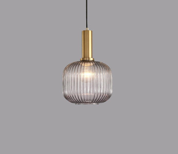 Retro Szklana Lampa Wisząca - ColorVibe