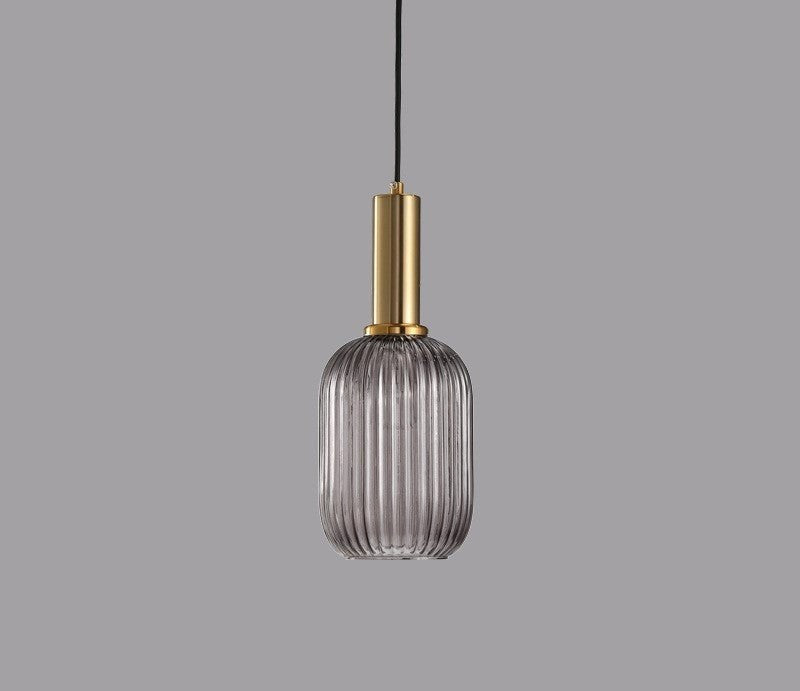 Retro Szklana Lampa Wisząca - ColorVibe