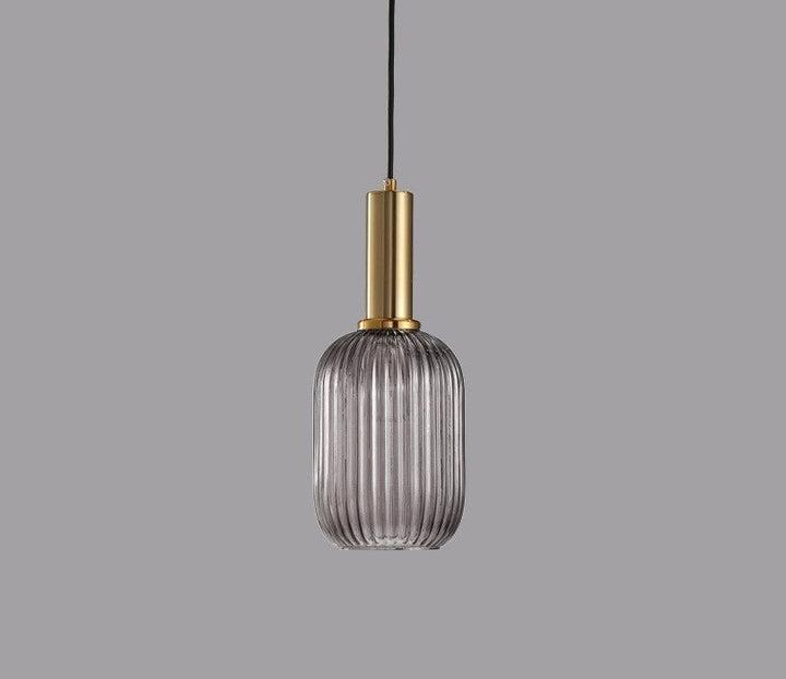 Retro Szklana Lampa Wisząca - ColorVibe
