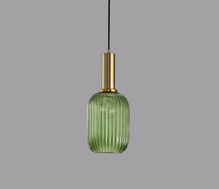 Retro Szklana Lampa Wisząca - ColorVibe
