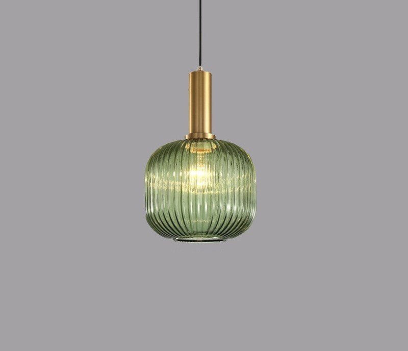 Retro Szklana Lampa Wisząca - ColorVibe
