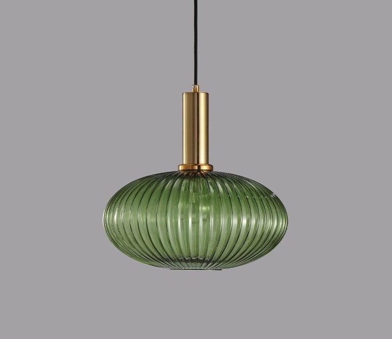 Retro Szklana Lampa Wisząca - ColorVibe