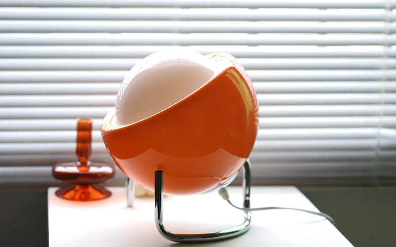 RETRO SZKLANY LAMPKA STOŁOWA - ATMOSFERYCZNE NORDYCKIE OŚWIETLENIE NA NOC-Trend Polska