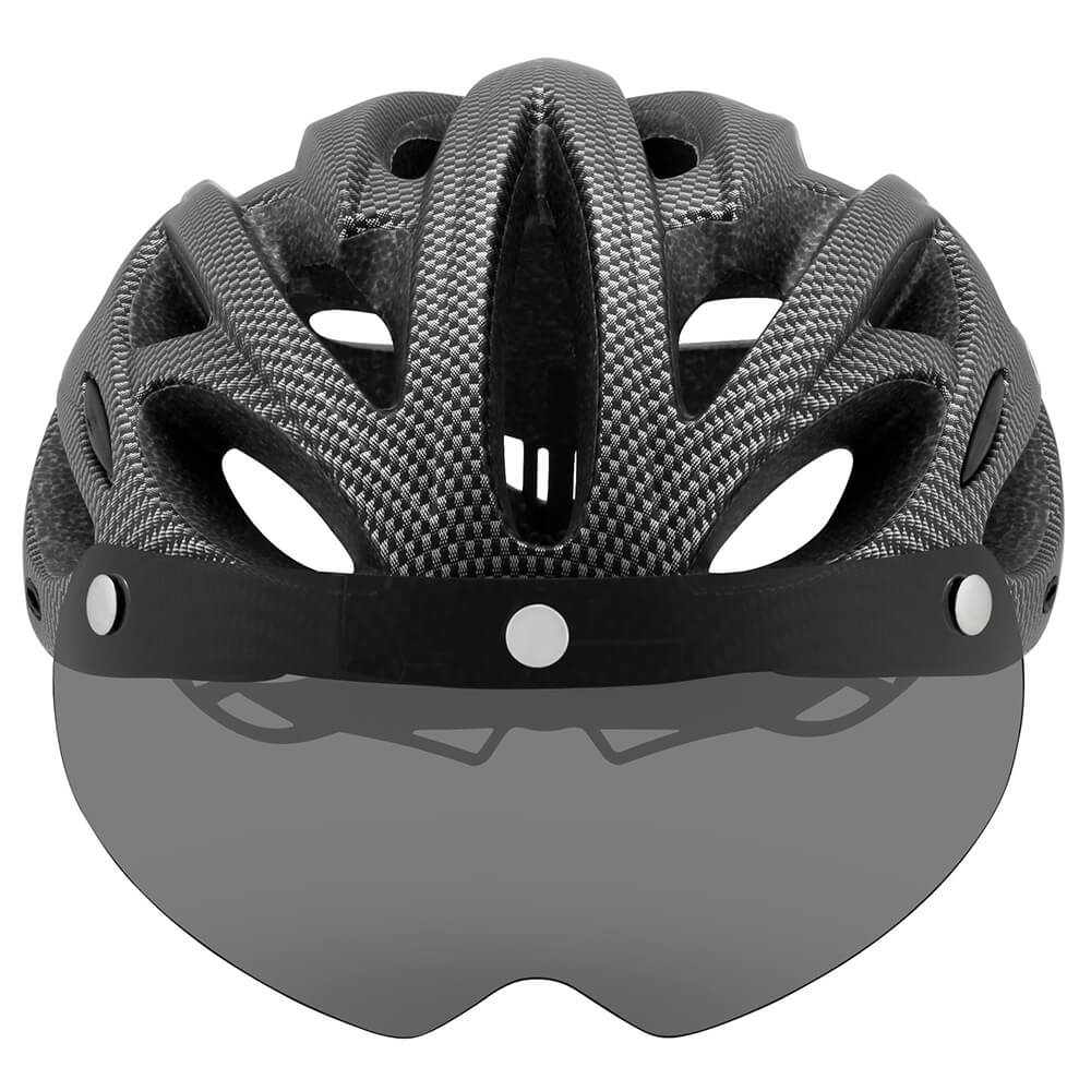 Robustny kask rowerowy - ProGuard-Czerwony-Trend Polska