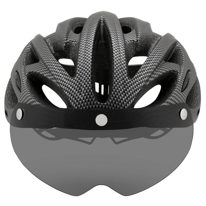 Robustny kask rowerowy - ProGuard-Czerwony-Trend Polska