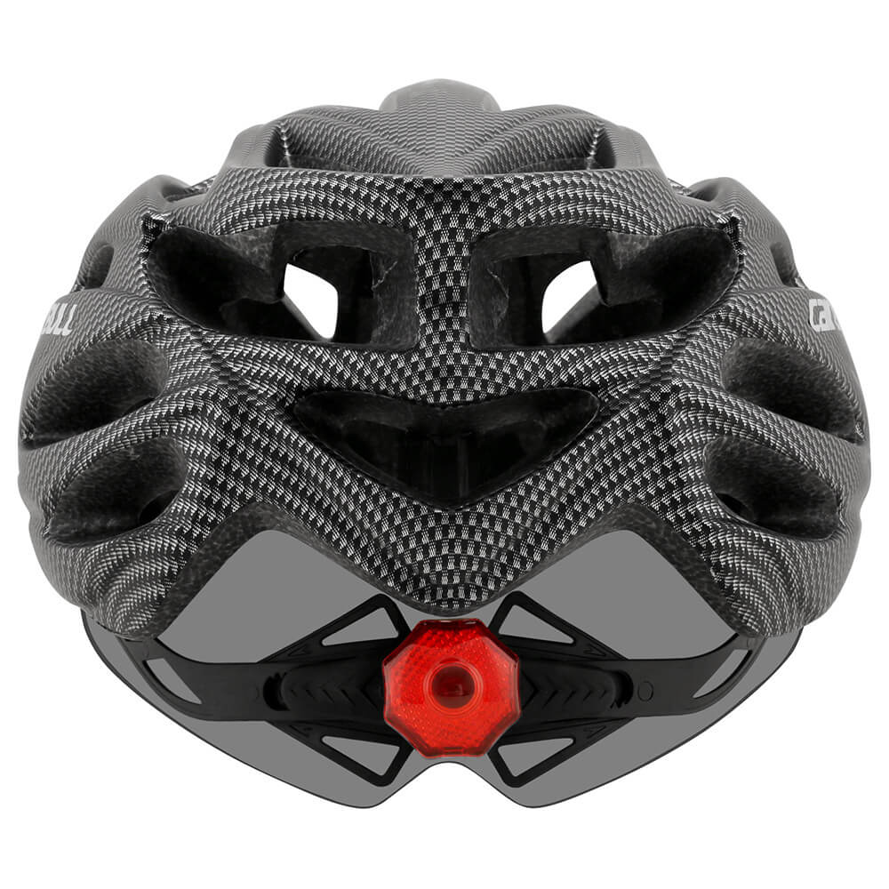 Robustny kask rowerowy - ProGuard-Czerwony-Trend Polska