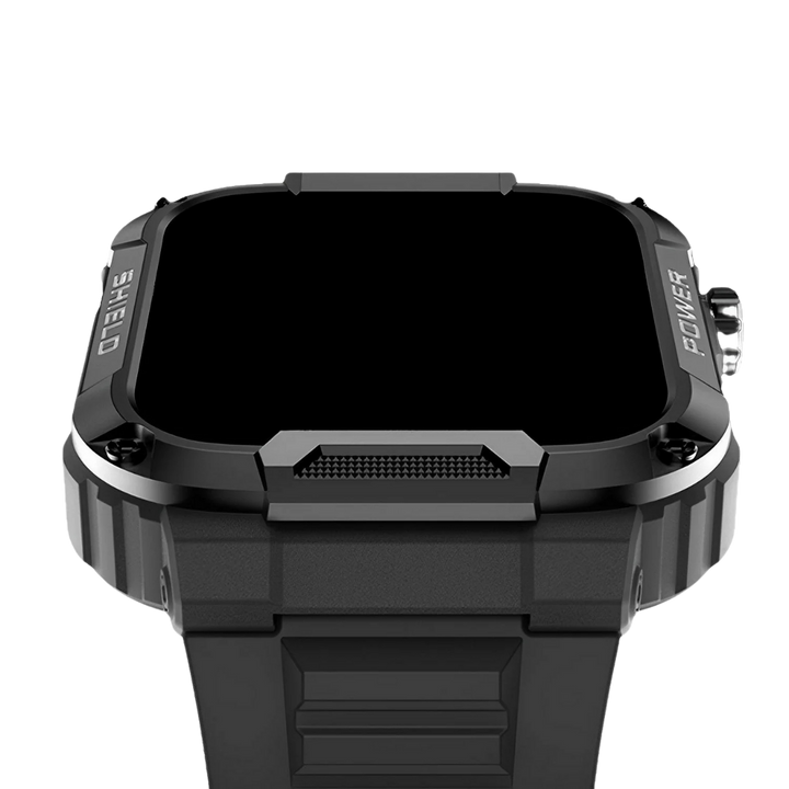 Robustny smartwatch dla mężczyzn – IronPulse X1-Czarny-Trend Polska