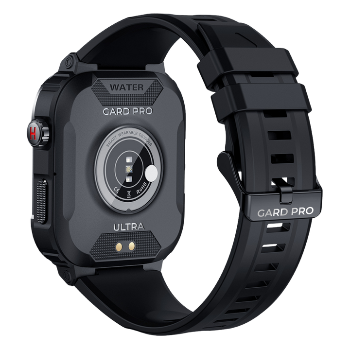 Robustny smartwatch dla mężczyzn – IronPulse X1-Czarny-Trend Polska