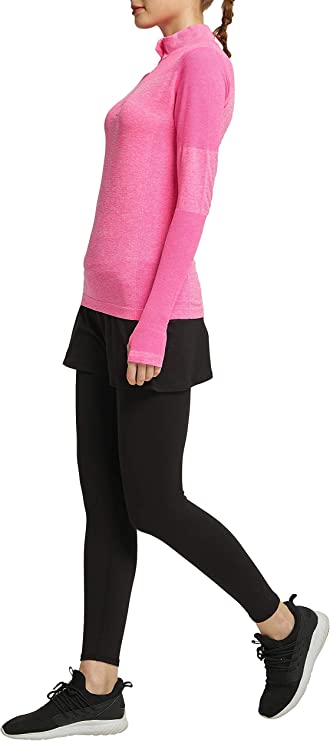 Rock-Leggings z praktycznymi kieszeniami bocznymi – Mireille-Czerwony wino-S-Trend Polska