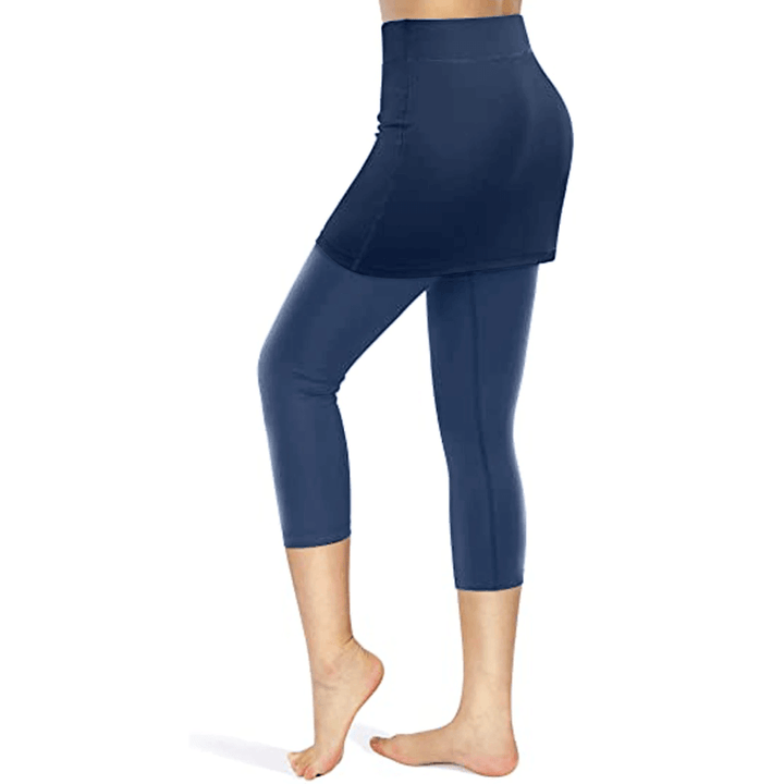 Rock-Leggings z praktycznymi kieszeniami bocznymi – Mireille-Czerwony wino-S-Trend Polska