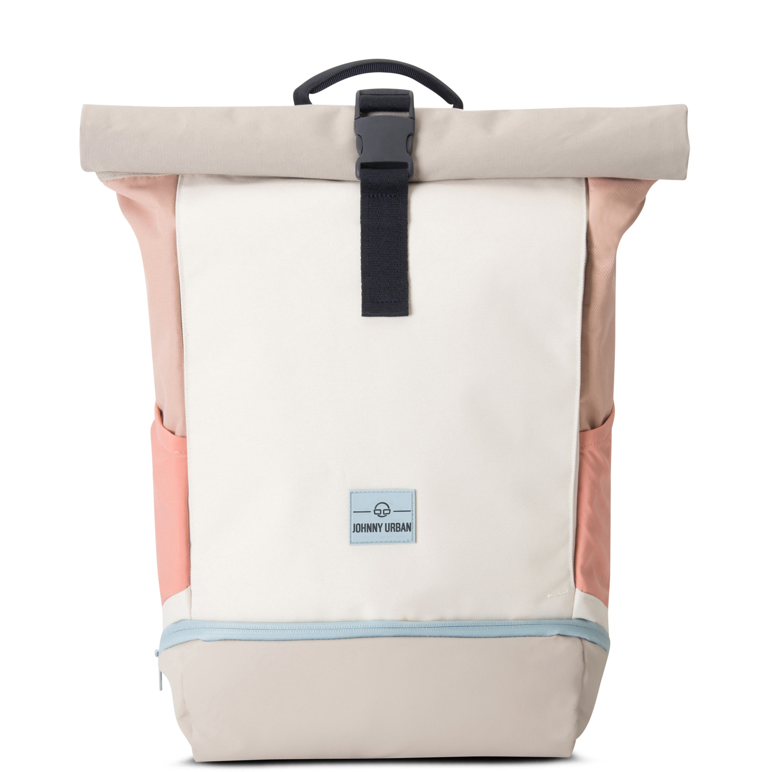 Rolltop Plecak – UrbanFlow-Beżowy Róż-Trend Polska