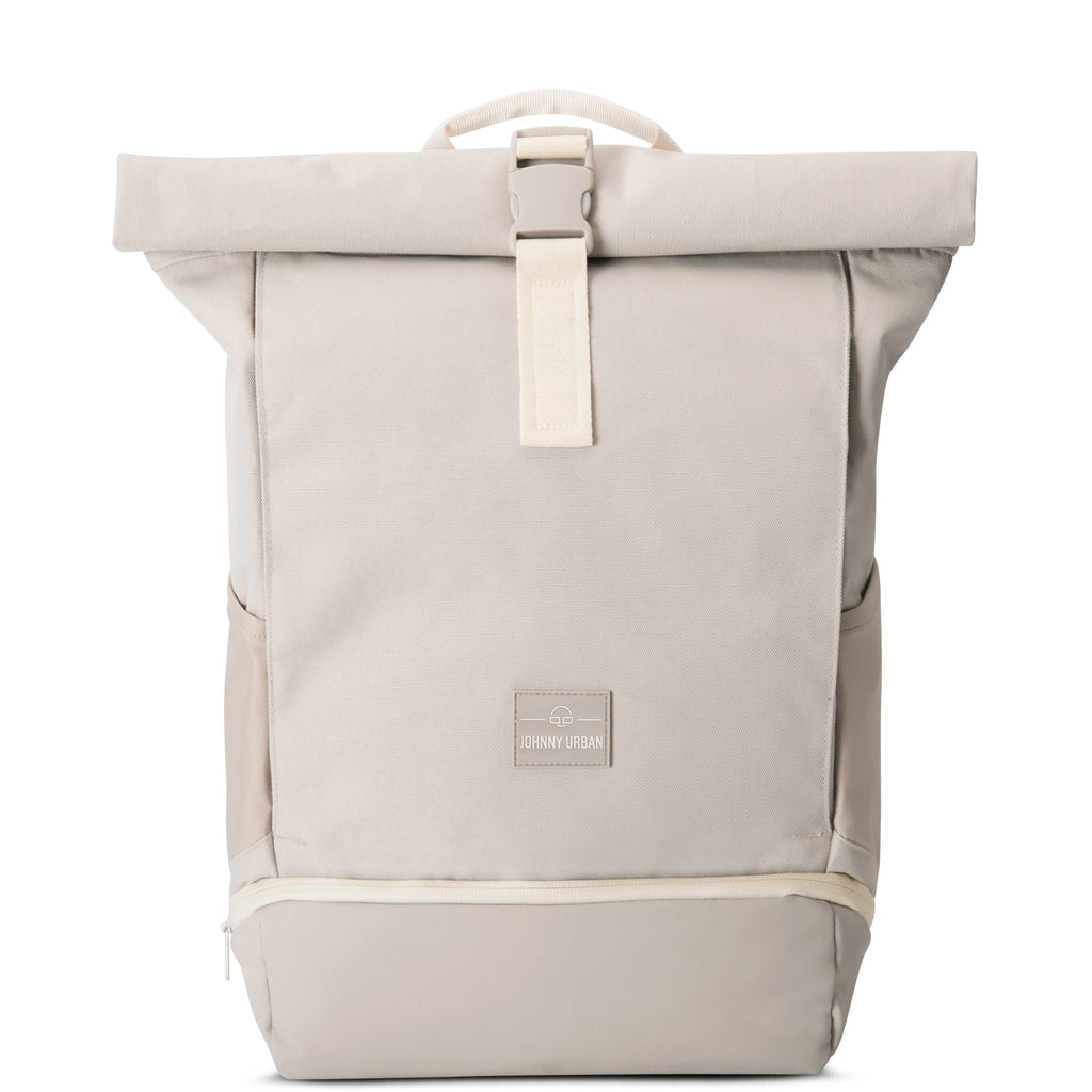 Rolltop Plecak – UrbanFlow-Beżowy Szary-Trend Polska