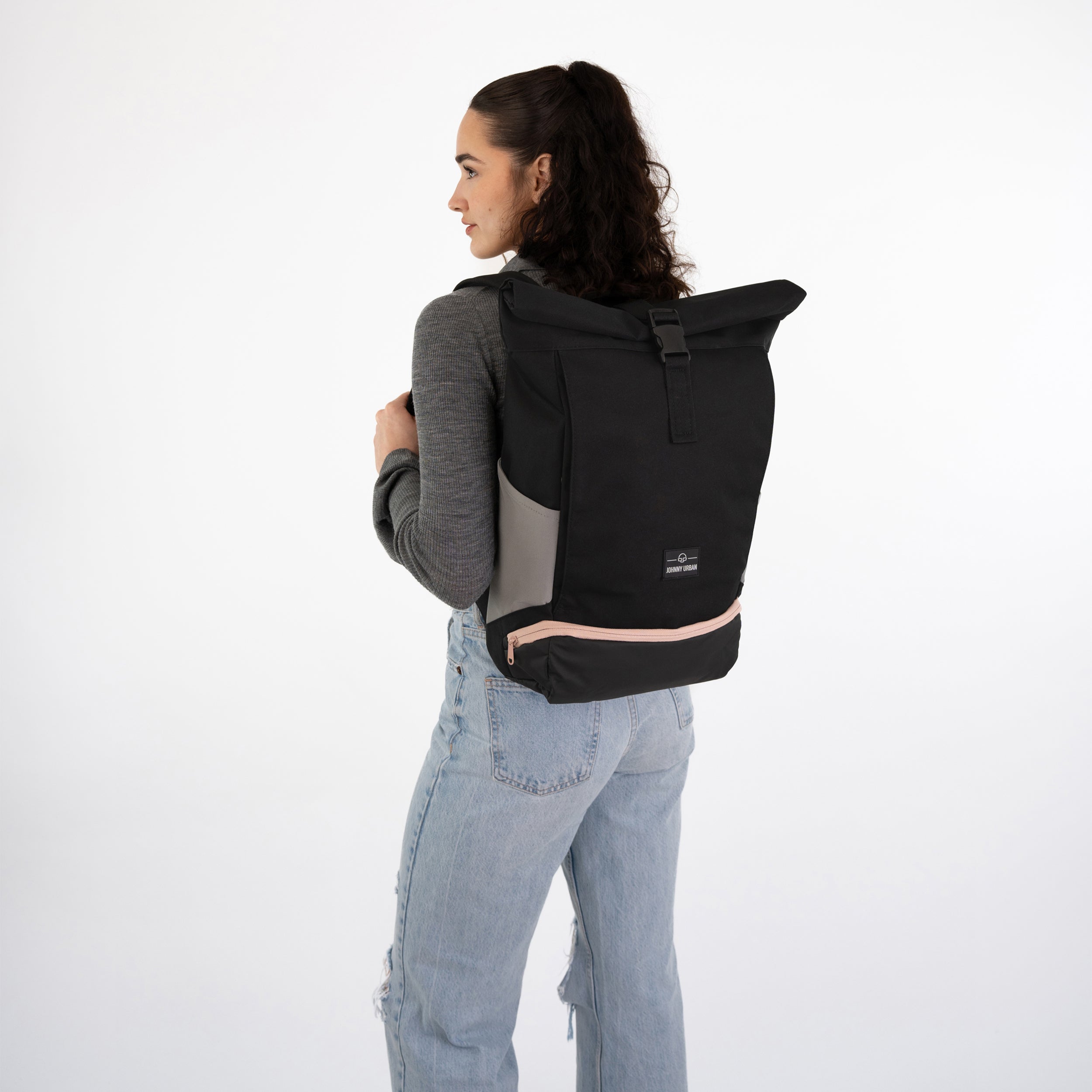 Rolltop Plecak – UrbanFlow-Czarny-Trend Polska