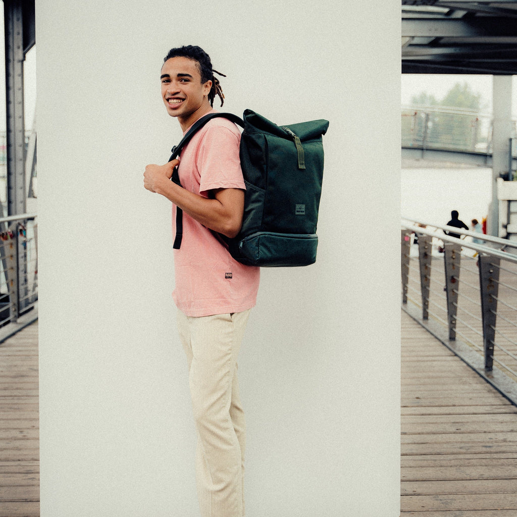 Rolltop Plecak – UrbanFlow-Czarny-Trend Polska