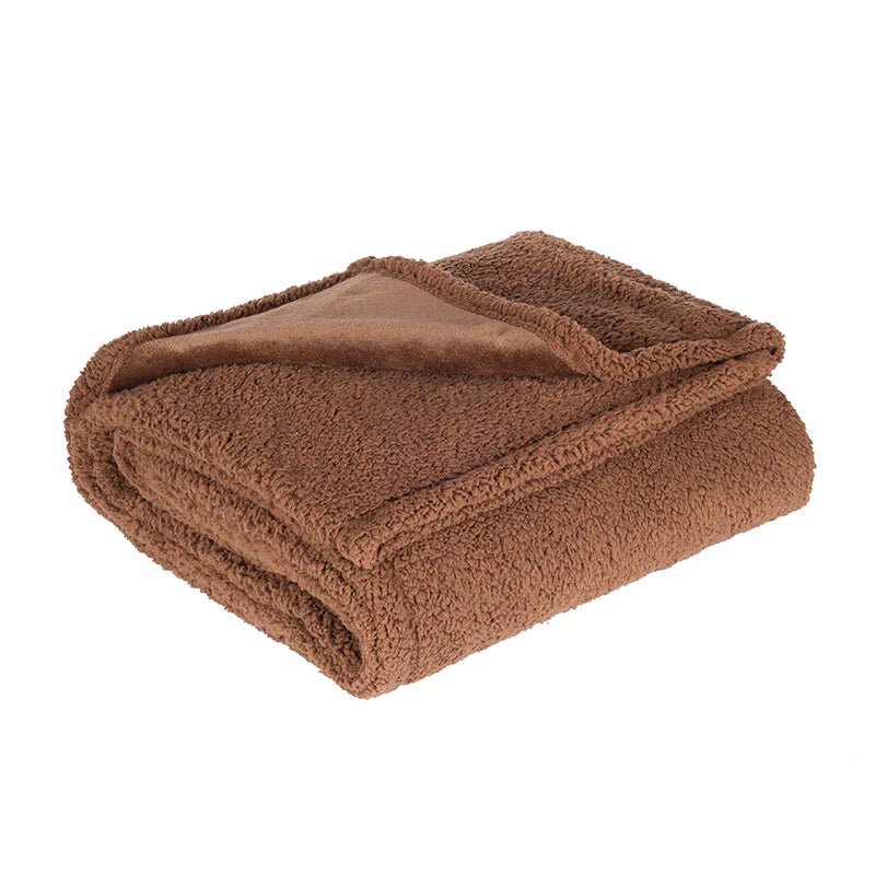 Romantyczny zestaw koców - RomanticShield-Brązowy-100x145cm-Trend Polska