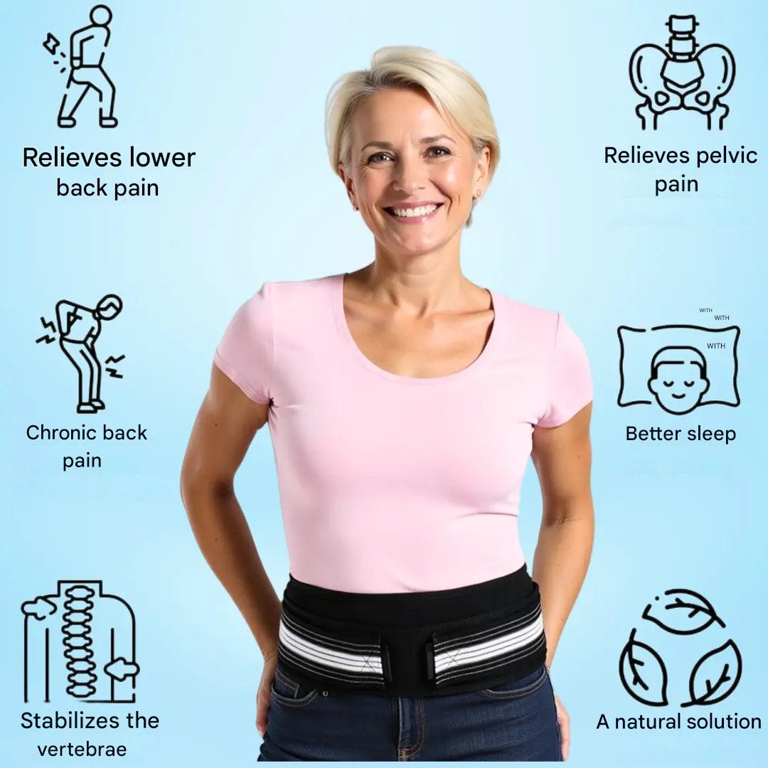 Rugbrace przy bólu pleców i rwie kulszowej – SpineRelief CoreBelt-1 Pas biodrowy Sameo-M (Biodro 75-110 cm)-Trend Polska
