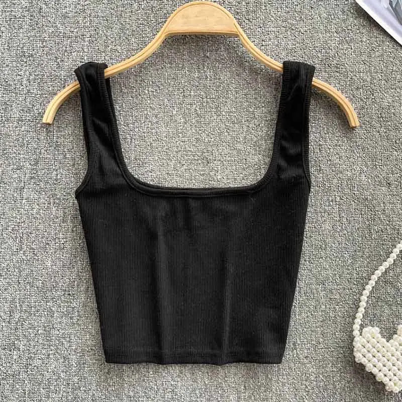 Rugloze Krótkie Top w Jednolitym Kolorze – Zayra-Czarny-S-Trend Polska