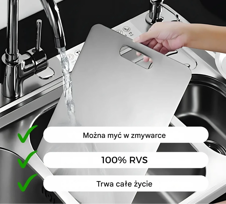 RVS Deska do krojenia - ChefGuard-XS (15x25 cm)-Trend Polska