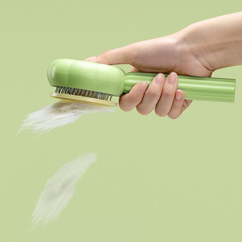 Samooczyszcząca szczotka do kotów - PurrfectBrush-Zielony-Trend Polska