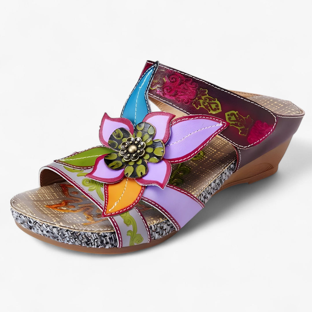 Sandały boho dla kobiet z plecionymi paskami – BohoStep Dolly-Szary zamsz-34-Trend Polska