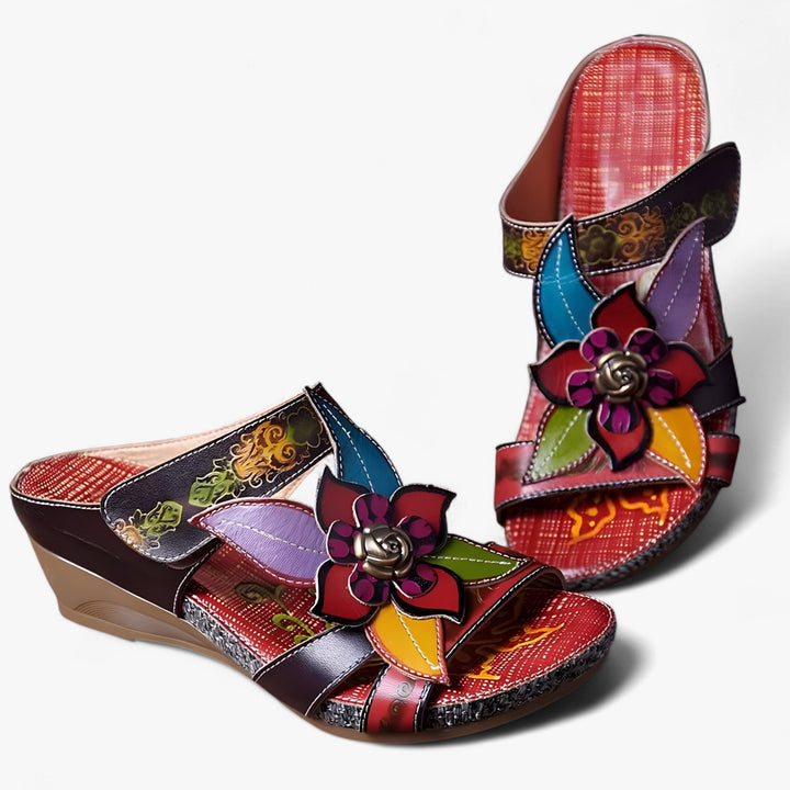 Sandały boho dla kobiet z plecionymi paskami – BohoStep Dolly-Błękit Bali-34-Trend Polska