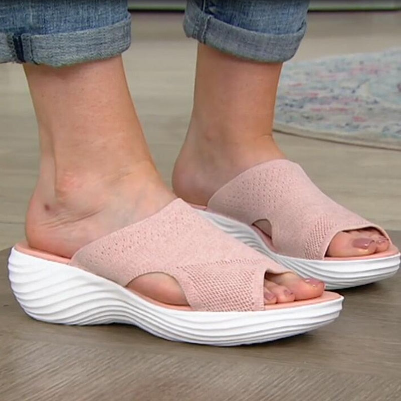 Sandały ortopedyczne dla kobiet - OrthoComfort-Różowy-35-Trend Polska