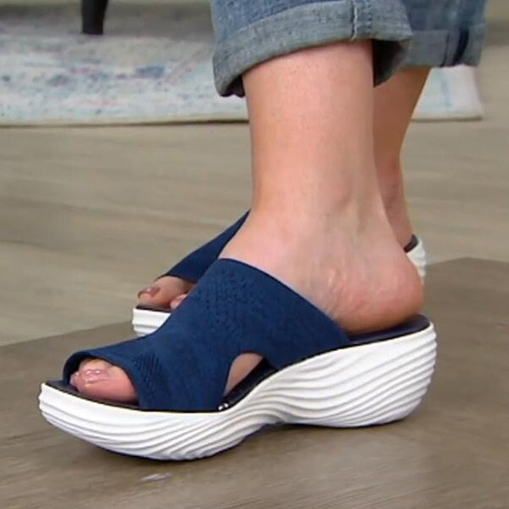 Sandały ortopedyczne dla kobiet - OrthoComfort-Czarny-35-Trend Polska
