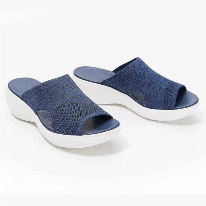 Sandały ortopedyczne dla kobiet - OrthoComfort-Czarny-35-Trend Polska