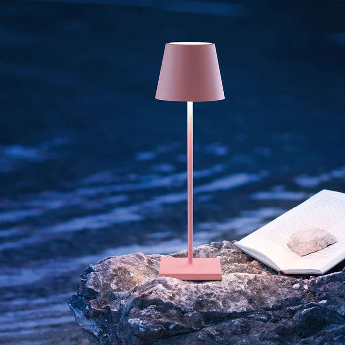 Ściemniany długi lampka stołowa - LumiLuxe-Mat Roze-Trend Polska