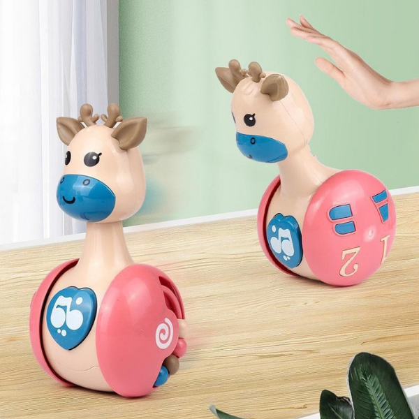 Skacząca zabawka z muzyką – BouncyBeep-Niebieski-Trend Polska