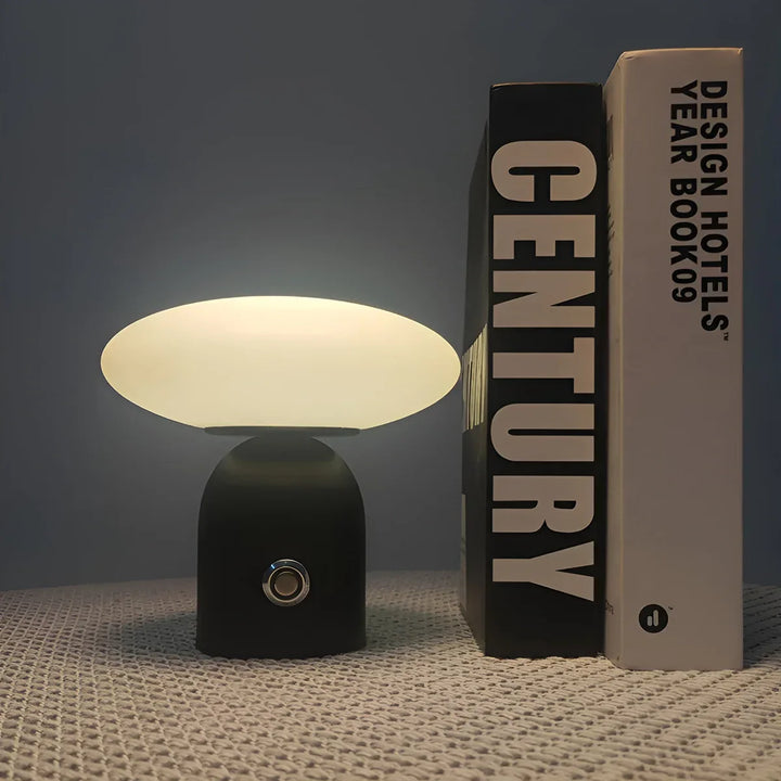 Skandynawska lampa grzybowa luksusowa z funkcją smart touch - NordicGlow-Czarny-Trend Polska