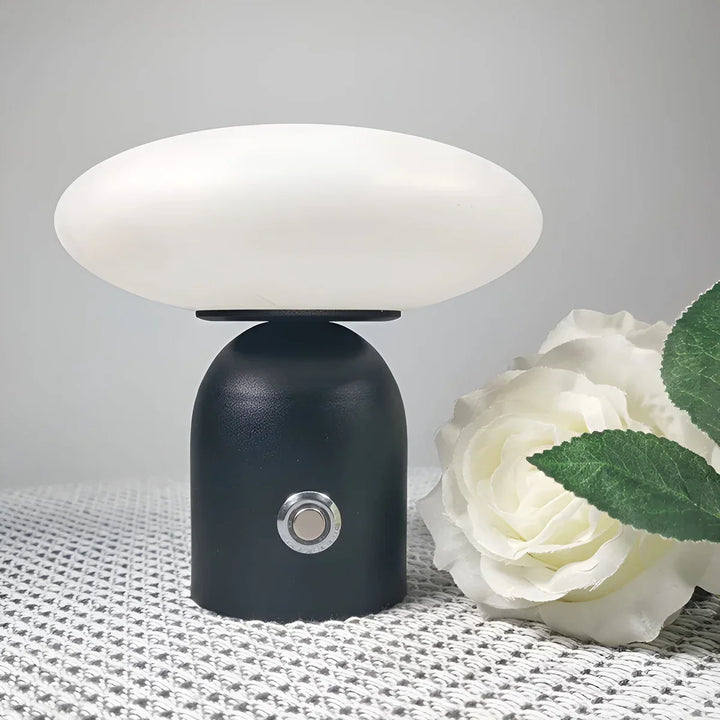 Skandynawska lampa grzybowa luksusowa z funkcją smart touch - NordicGlow-Czarny-Trend Polska