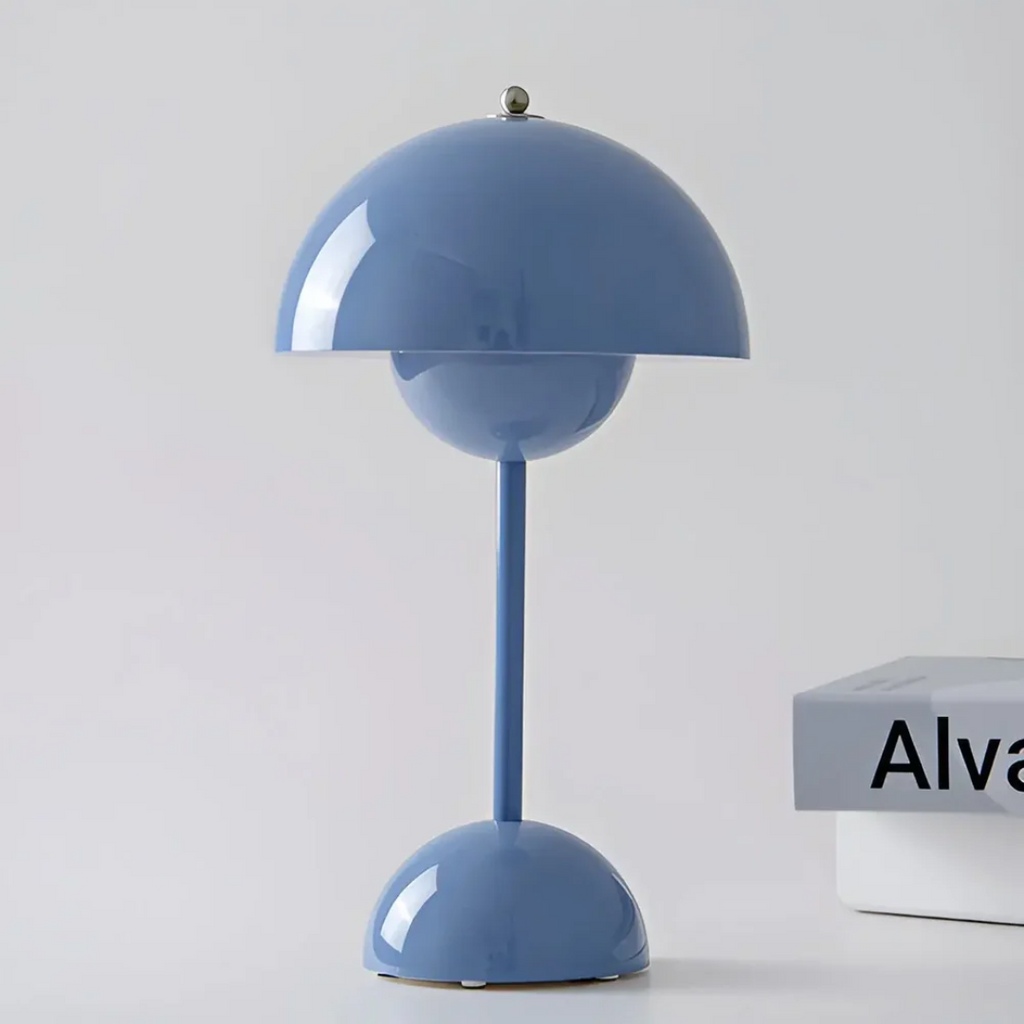 Skandynawska Lampa Stołowa z Luminous Flair - NordicBeam-jasnoniebieski-Trend Polska