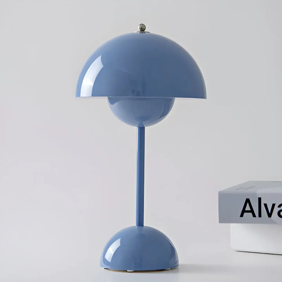 Skandynawska Lampa Stołowa z Luminous Flair - NordicBeam-jasnoniebieski-Trend Polska