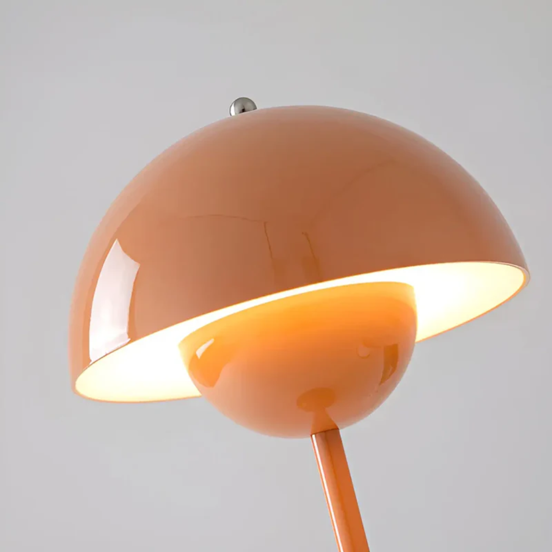 Skandynawska Lampa Stołowa z Luminous Flair - NordicBeam-róża-Trend Polska