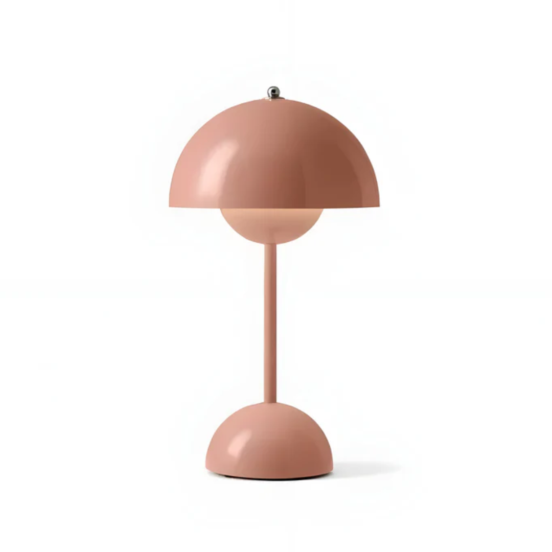 Skandynawska Lampa Stołowa z Luminous Flair - NordicBeam-róża-Trend Polska