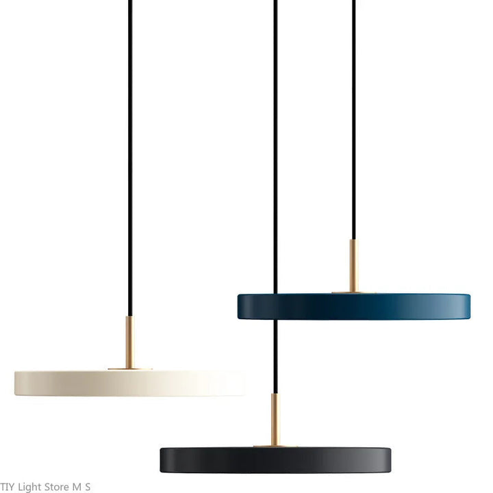 Skandynawska Lampa Wisząca o Minimalistycznym Designie - Lyssa-Biały-23cm-Białe światło-Trend Polska