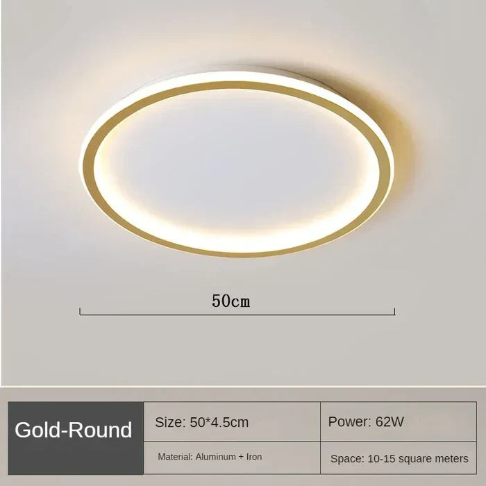 Skandynawska okrągła lampa sufitowa - AuroraSphere-Naturalny Biały (bez RC)-20cm Czarne-Trend Polska