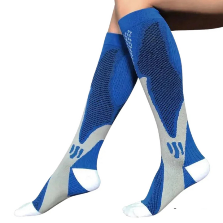 Skarpetki uciskowe ortopedyczne - ActiveSupport-Niebieski-34-37 (S/M)-1 para-Trend Polska