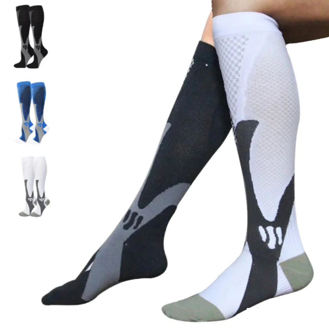 Skarpetki uciskowe ortopedyczne - ActiveSupport-Czarny-34-37 (S/M)-3 pary-Trend Polska