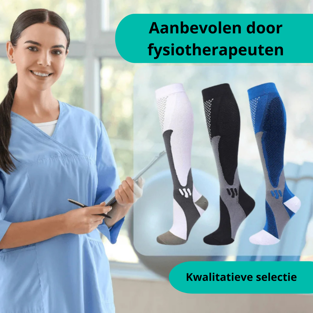 Skarpetki uciskowe ortopedyczne - ActiveSupport-Czarny-34-37 (S/M)-3 pary-Trend Polska