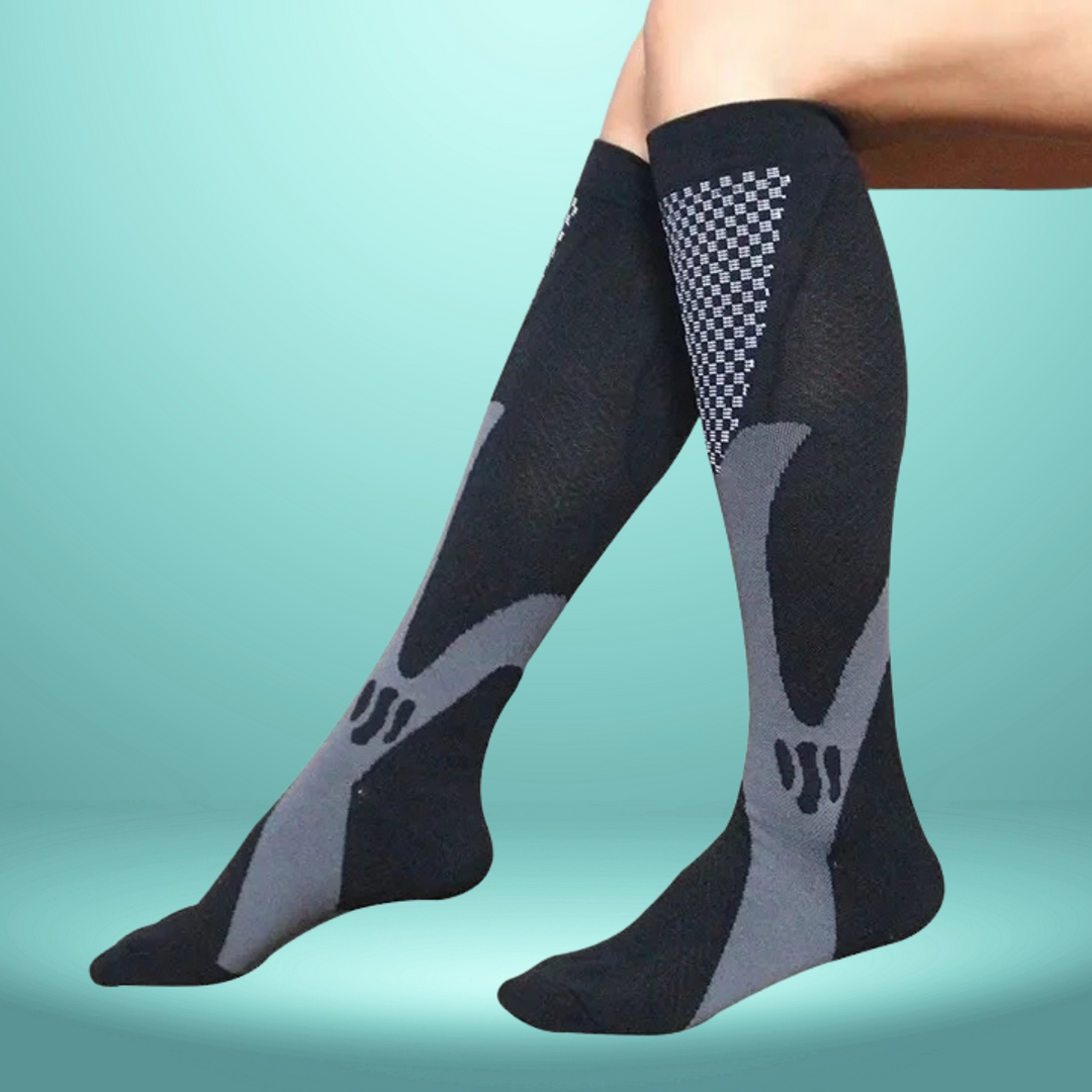 Skarpetki uciskowe ortopedyczne - ActiveSupport-Czarny-34-37 (S/M)-3 pary-Trend Polska